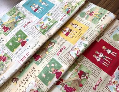 สินค้า Pre - Order " Yuwa Vintage Children Fabric